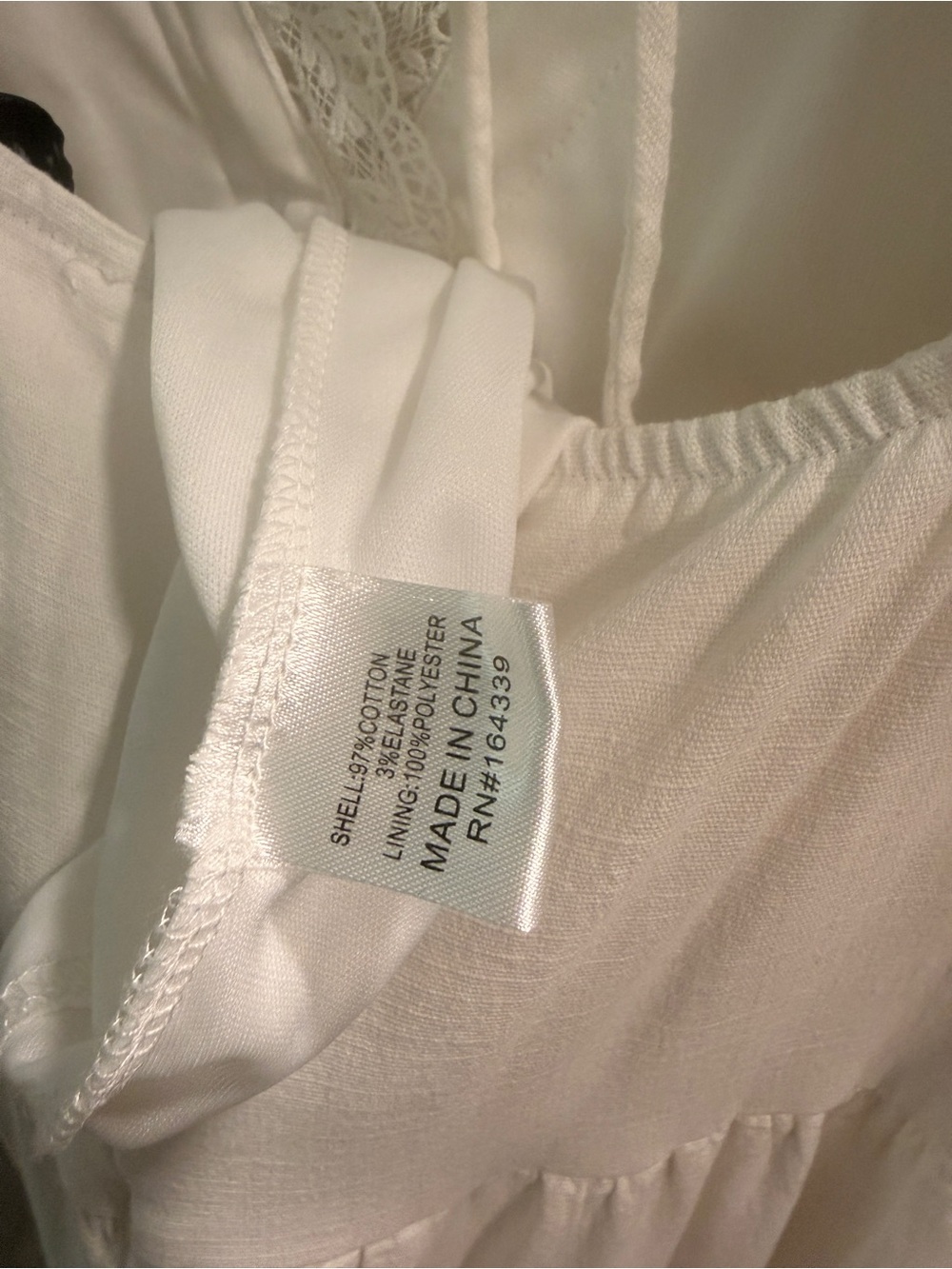 Petal & Pup Cream Maxi Dress with Lace Trim - Picture 5 of 8
